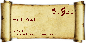 Veil Zsolt névjegykártya